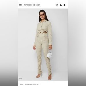 Manière de voir Ruffle two piece set